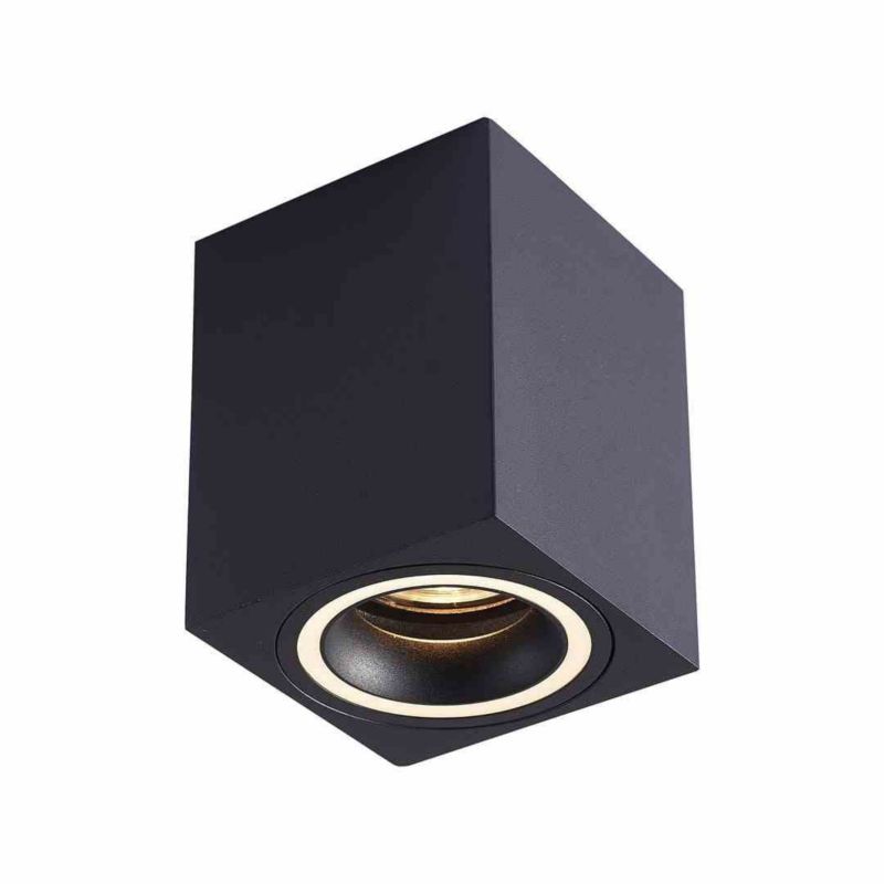 Reflektor spot Eko-Light Bima czarny 1 x GU10 x 40W IP20 wym: 8 x 8 cm - 1 szt.