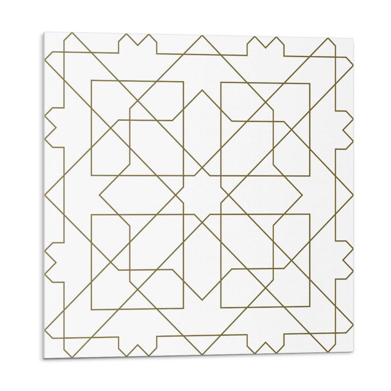 Kafelki samoprzylepne Wallfluent 50x50 cm Wzór linii w formie geometrycznej 4 szt.