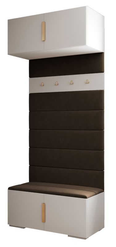 Siedzisko Abiks INOVA panele tapicerowane szer.100cm wz.1 biały 1szt.