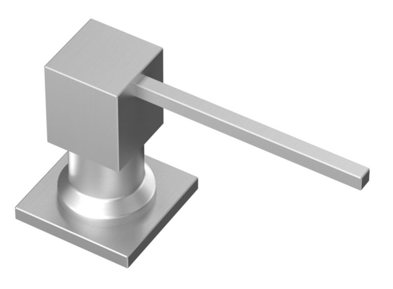 Dozownik Na Płyn Granitan Kwadratowy Satyna Do Zlewu Kuchennego 1 szt.