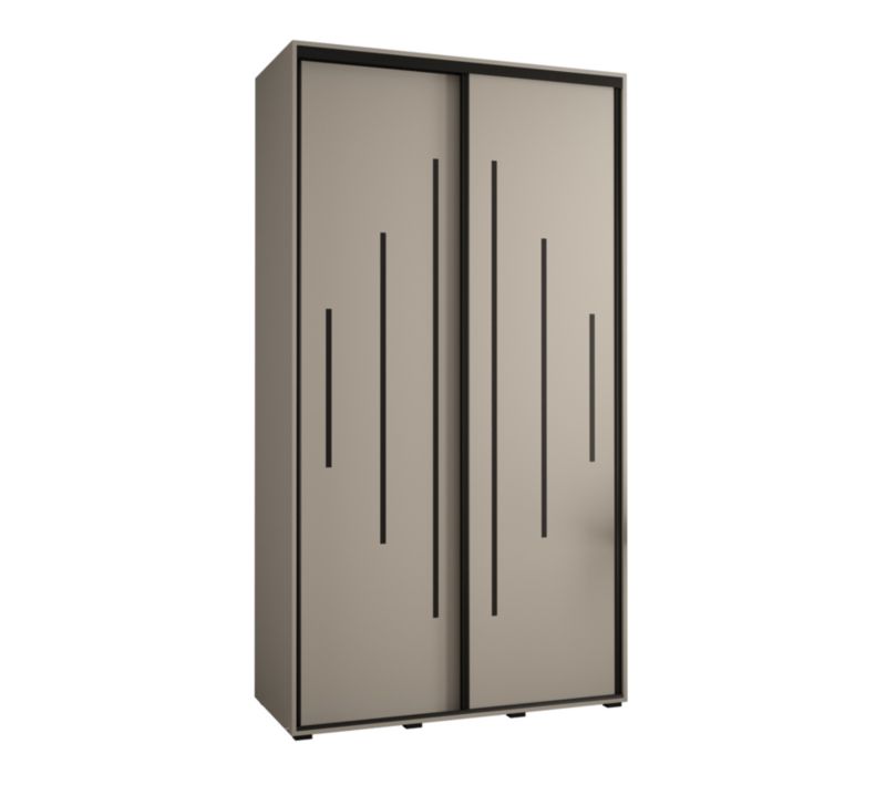 Szafa przesuwna Abiks 60 wysoka Dakota 12 130 kaszmir+kaszmir+czar 1 szt