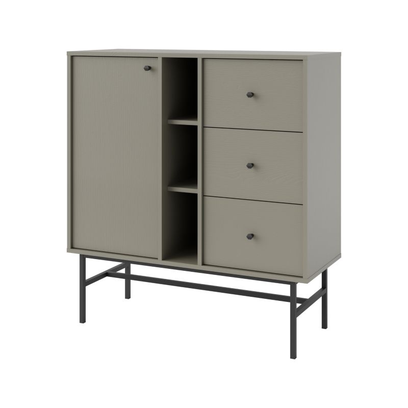 Komoda z szufladami Bonni Sakai 3 1F 3S T824 Eukaliptus 1 szt.