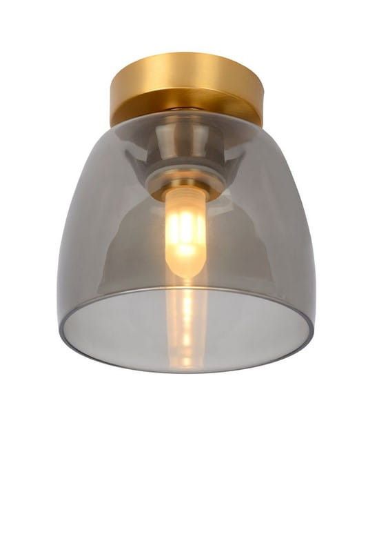 Lampa sufitowa wisząca Lucide Tyler 2618 transparentna-mosiądz szerokość 16.1 cm 1xG9 x 33W 1 szt.