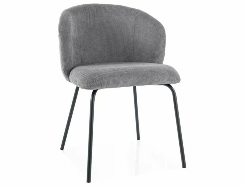 Krzesło Signal tapicerowane KEVIN VARDO szare 1 szt