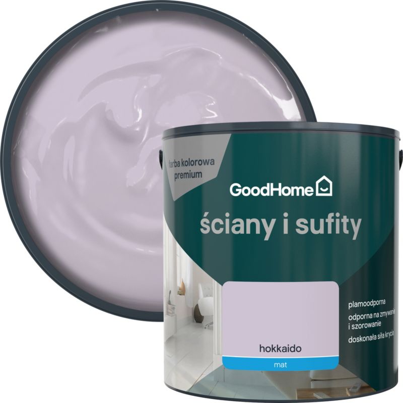 Farba plamoodporna GoodHome Premium Ściany i Sufity hokkaido 2,5 l