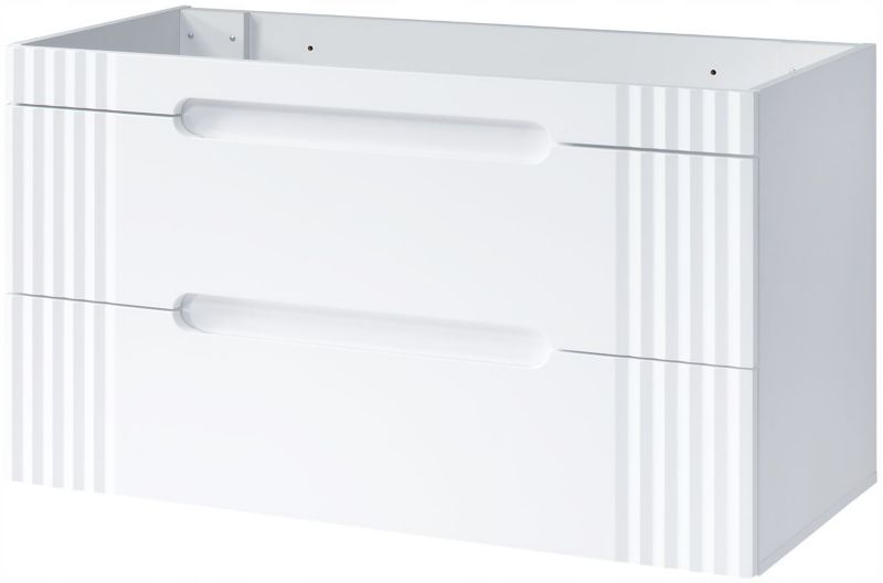 Szafka pod umywalkę Furnidea 120 cm biała bez blatu Fiji White 1 szt.