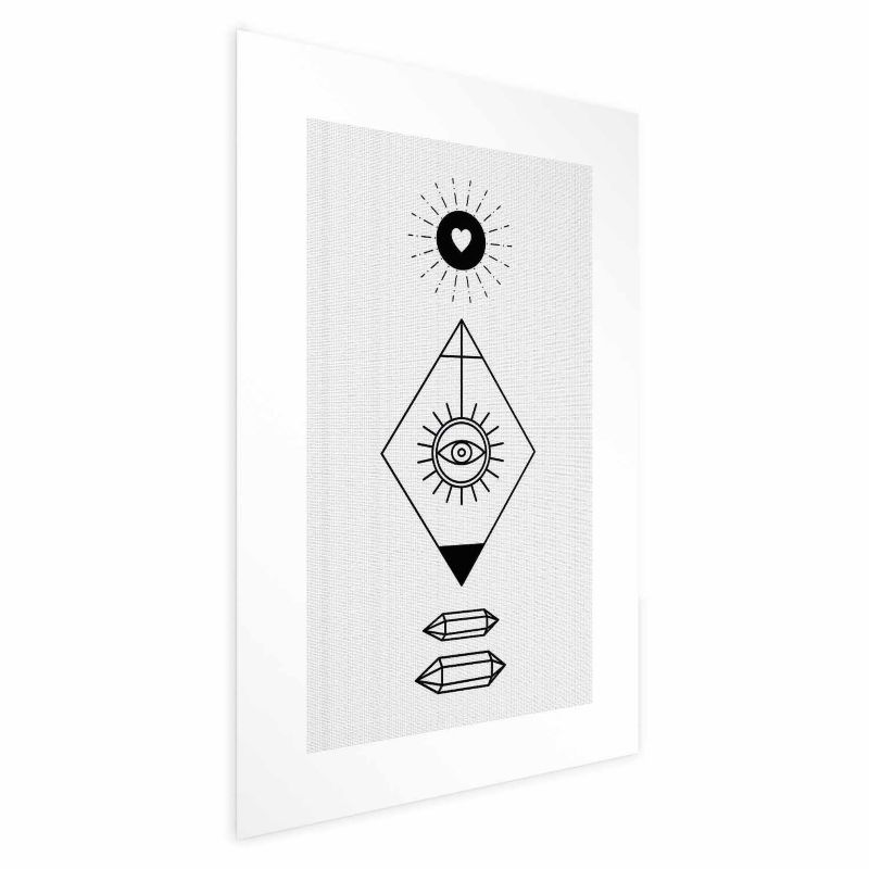 Plakat Artgeist Symbole 60x90 cm bez ramy 1 szt