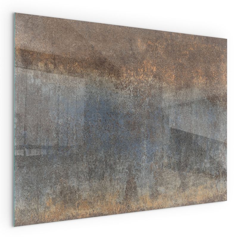 Szklana Podkładka Pod Kominek Prostokąt Wallfluent 80x60 cm Teksturowany wzór abstrakcyjny 1 szt.