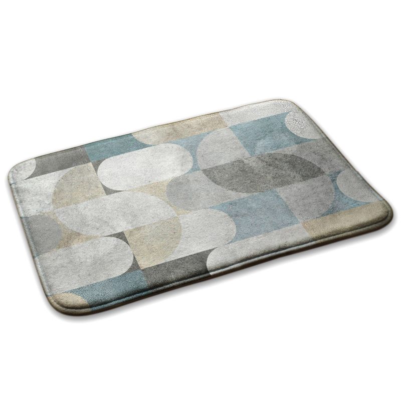 Dywanik do sypialni Tulup 75x45cm Geometryczny wzór Miękki i antypoślizgowy 1 szt.