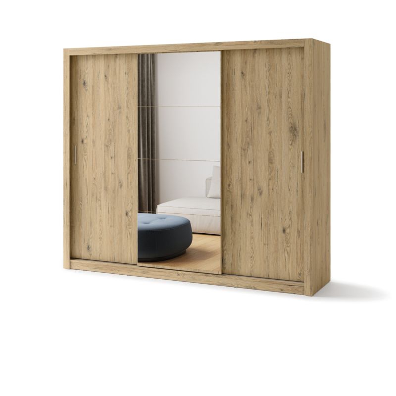 Szafa przesuwna MINIO go for it JADIA 1 , dąb san remo jasny 1 szt.