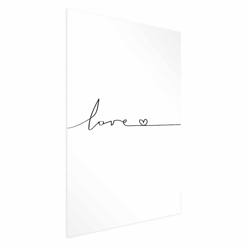 Plakat Artgeist Miłość wszędzie 21x30 cm bez ramy 1 szt