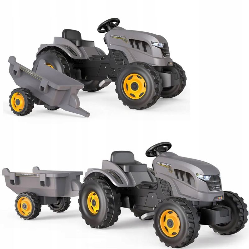 Traktor Smoby na Pedały Zabawka dla Dzieci z Przyczepą Przyczepa XXL 1 szt