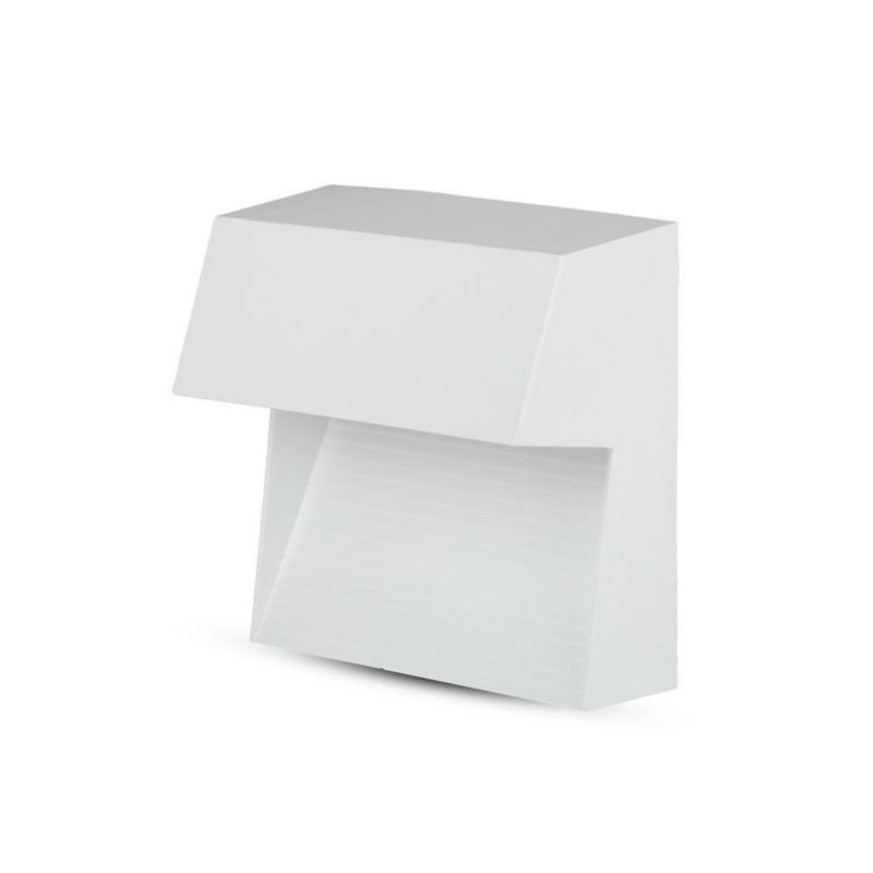 Oprawa zewnętrzna wpuszczana V-TAC Vt-1172-W-N biała LED 3W 3000K 300lm IP65 wym: 15,1 x 15,4 x 7,2 cm - 1 szt.