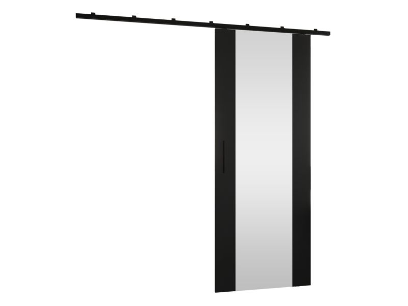 Drzwi przesuwne MIRJAN 24 Zonda II 70 + samodomykacz czarny 1 kpl.