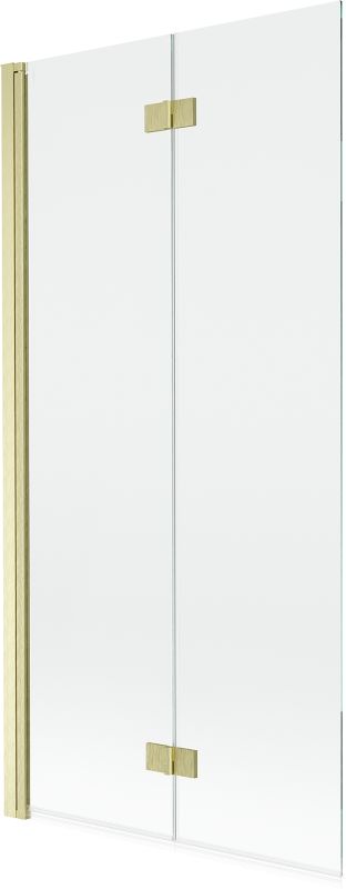 Parawan nawannowy Mexen Mist złoty szczotkowany 90x150 cm 2-skrzydłowy 1 szt
