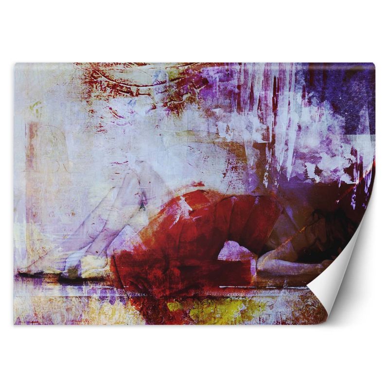 Fototapeta Feeby Kobieta w czerwonej sukience abstrakcja 350x245 1 szt