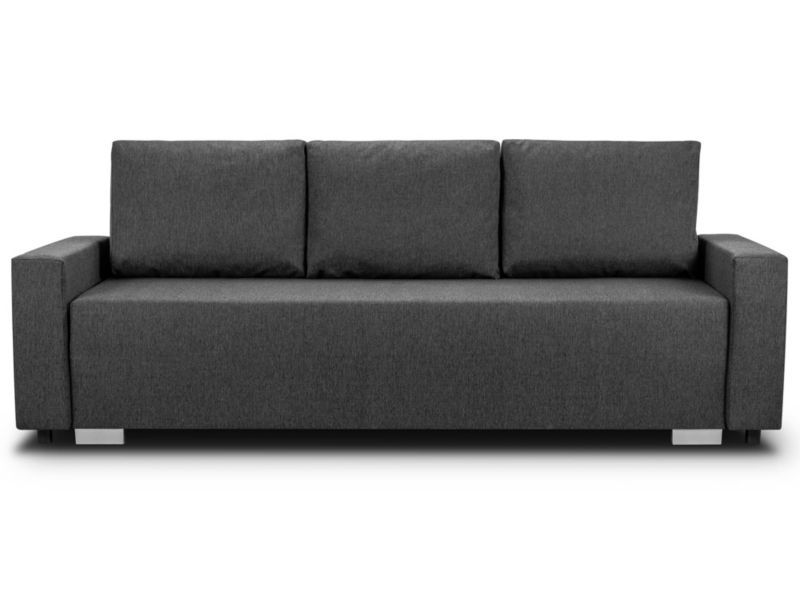 Sofa z funkcją spania sprężyny bonell Bonni Porto Bonni Grafitowa 1 szt.