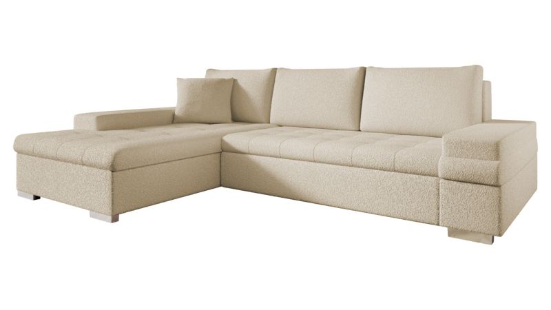 Narożnik z funkcją spania MIRJAN 24 Bangkok Mini Premium jasnobeżowa bukla 1 szt.