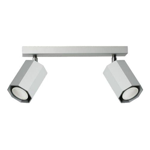 Spot oprawa sufitowa Lampex Hex szary 2 x GU10 x 40W IP20 wym: 30 x 30 cm - 1 szt.