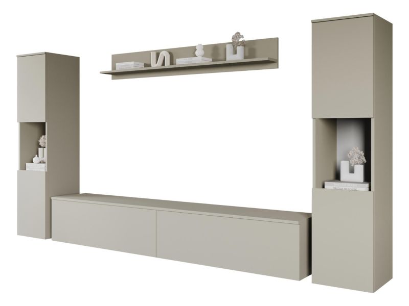 Meblościanka MIRJAN 24 Paris XL kaszmir 1 kpl.