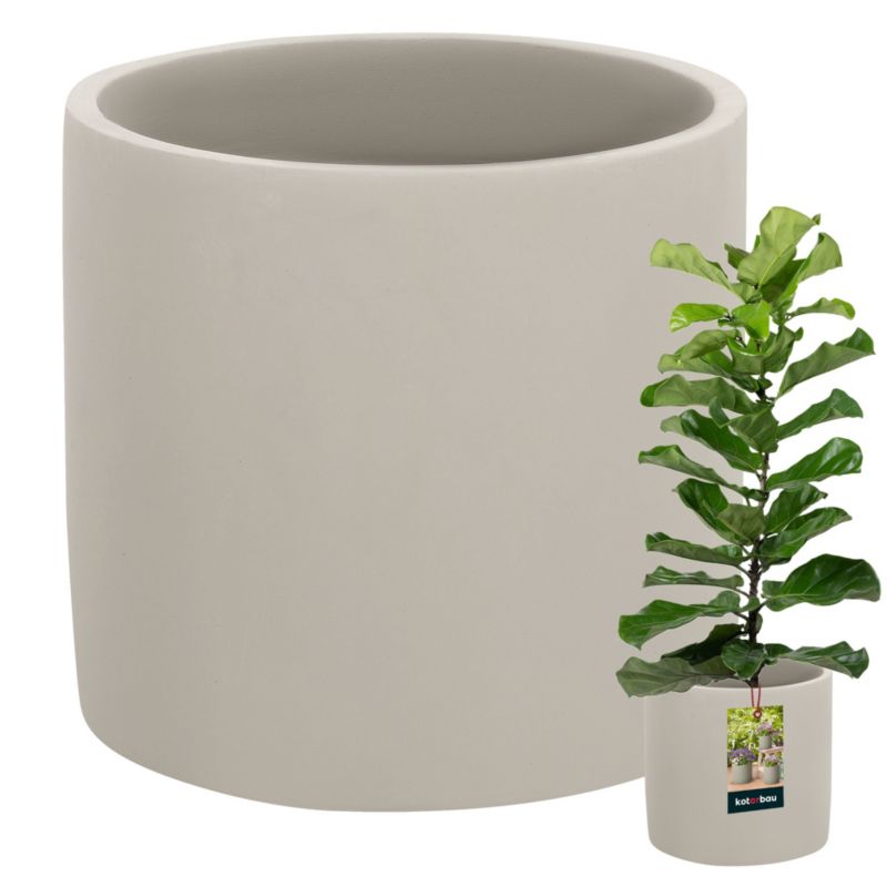 Doniczka ceramiczna KOTARBAU cylinder betonowa 20 cm 1 szt.