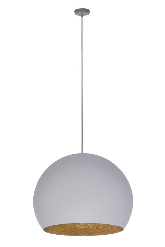 Lampa wisząca Sigma Lighting Margo 9631 szaro-złota styl klasyczny 1xE27 x 1 szt.