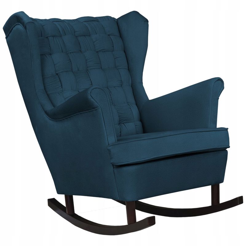 Fotel uszak do salonu bujany Family Meble Carol GRANATOWY 1szt