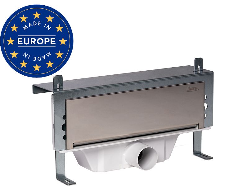 Odpływ ścienny 16 x 36,5 x 12,7 cm CLASSIC z rusztem Klasszik STY-F1KF