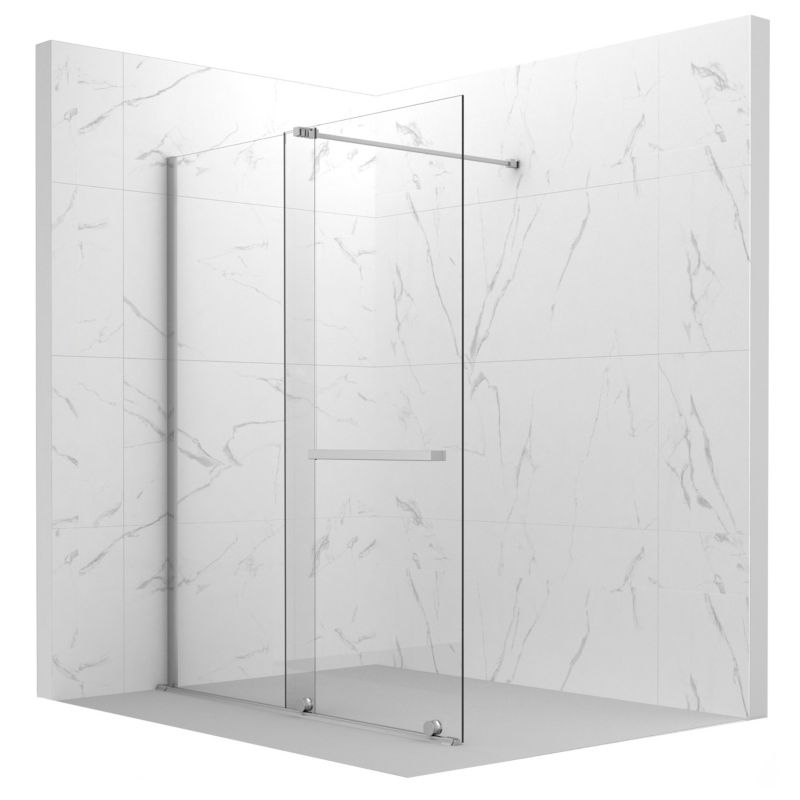 Ścianka prysznicowa SEVANTE ERIS 120x195 cm Walk-In przesuwna chrom 1 szt.