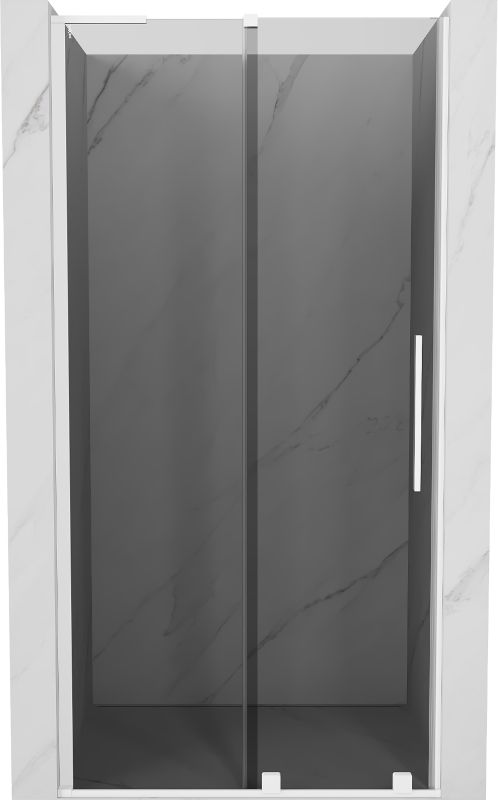Drzwi prysznicowe Mexen Velar L grafitowe 100x200 1 szt.