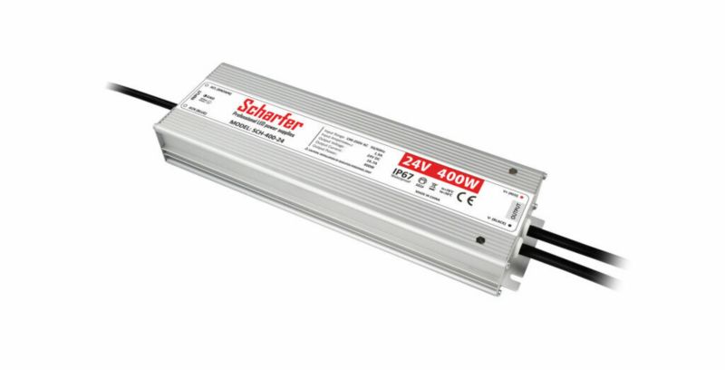 Zasilacz hermetyczny SCHARFER 400W 24V IP67 33,3A uniwersalny Scharfer SCH-400-24 1 szt.