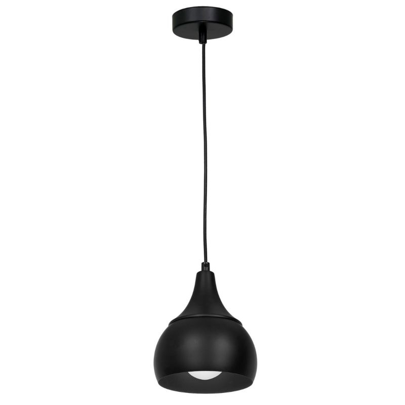 Lampa wisząca Luminex Aktan 3741 czarny matowy nad stół 1xE27 x 15W 1 szt.