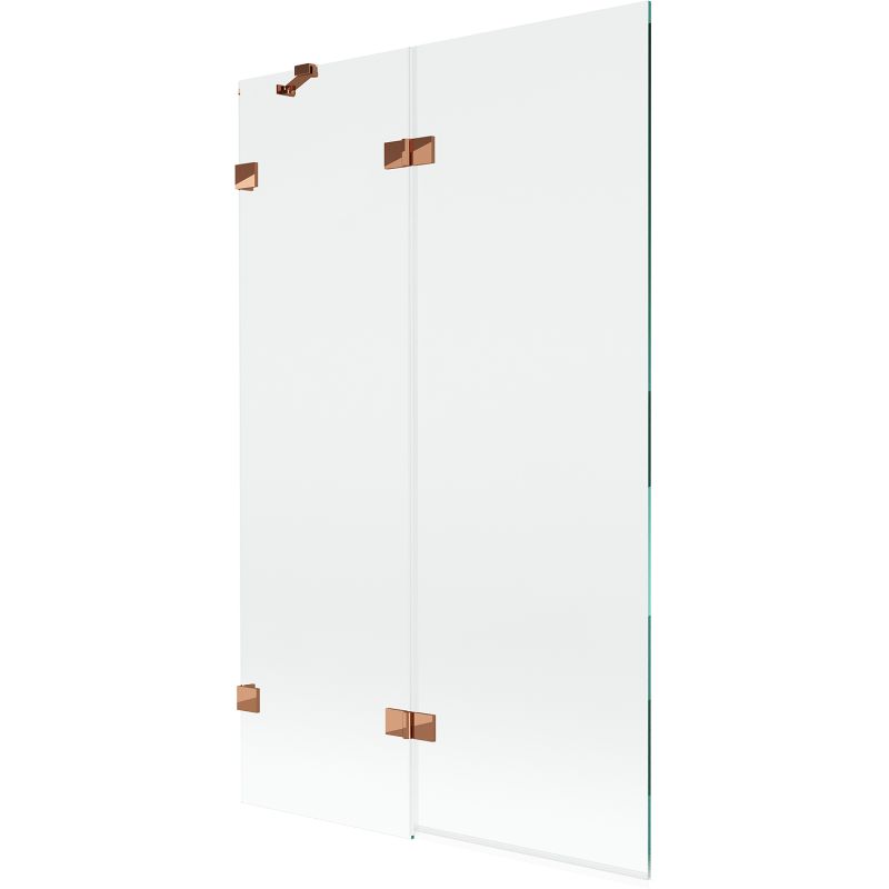 Parawan nawannowy Mexen Lunar różowe złoto 110x150 cm 2-skrzydłowy - 897-110-100-60-00-L 1 szt.