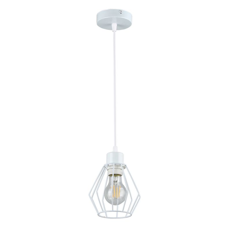 Lampa sufitowa wisząca MasterLED LED E27 oprawa Otto 105 cm IP20 biała 1 szt.