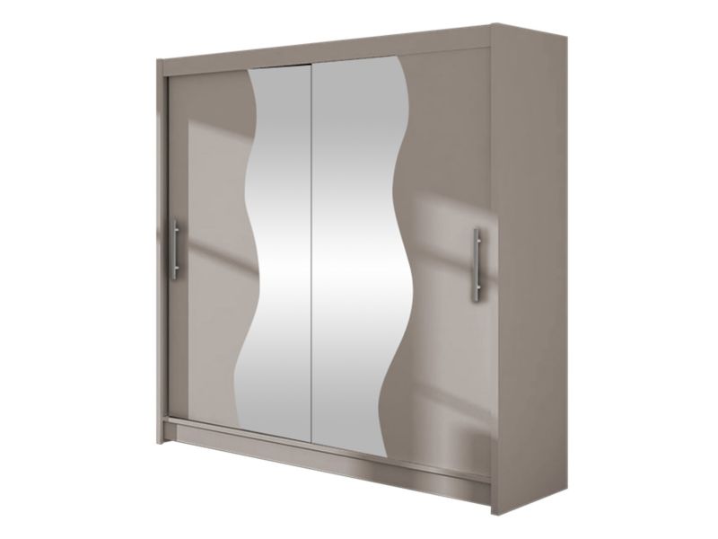 Szafa MIRJAN 24 z drzwiami przesuwnymi Begas kaszmir/lustro 1 szt.