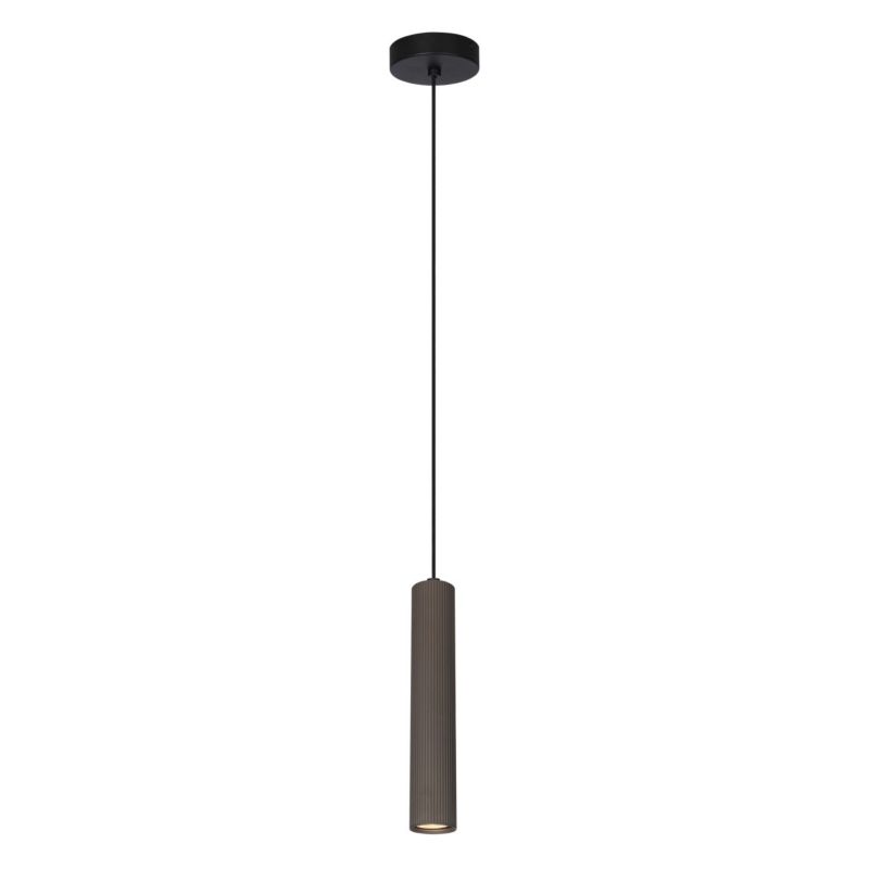 Lampa wisząca Italux Rilok 8079 brązowo-czarna nowoczesna 1xGU10 x 1 szt.