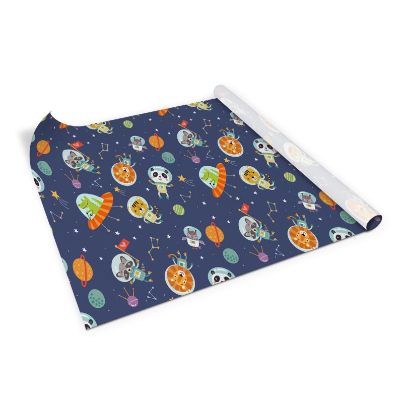 Samoprzylepna okleina Tulup 100x50 cm Zwierzaki w kosmosie 1 szt.