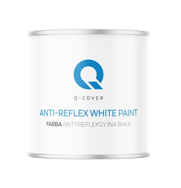 Farba Antyrefleksyjna Lateksowa Do Wnętrz Q-Cover Śnieżnobiała Głęboki Mat 2L