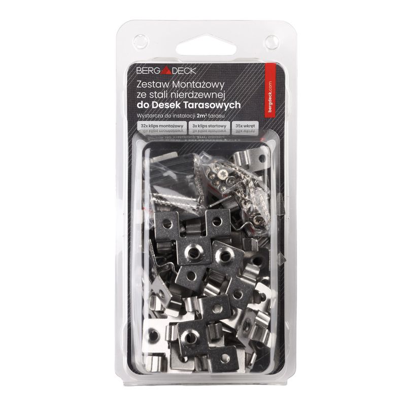 Klipsy ze stali nierdzewnej Salag