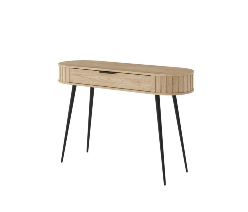 Toaletka Bettso Rivo z pojemną szufladą na wysokich czarnych nogach dąb cremona 1szt.