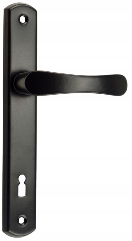 Klamka FEINZ Wąska Do Furtki 90Mm Czarna Na Klucz 1 szt.