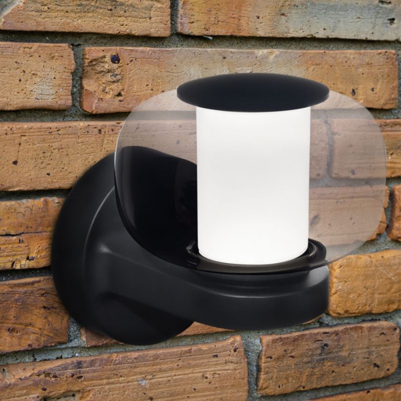 Kinkiet Sanico Goldlux MALAGA oprawa elewacyjna LED 12W czarna 4000K IP44 - 1 szt.