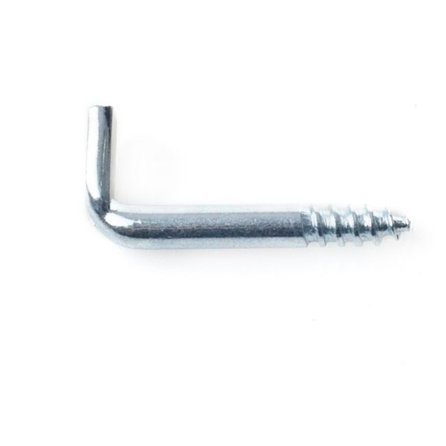 Hak wkręcany 4,7 x 30 mm prosty z nacięciem ocynkowany 1 szt.
