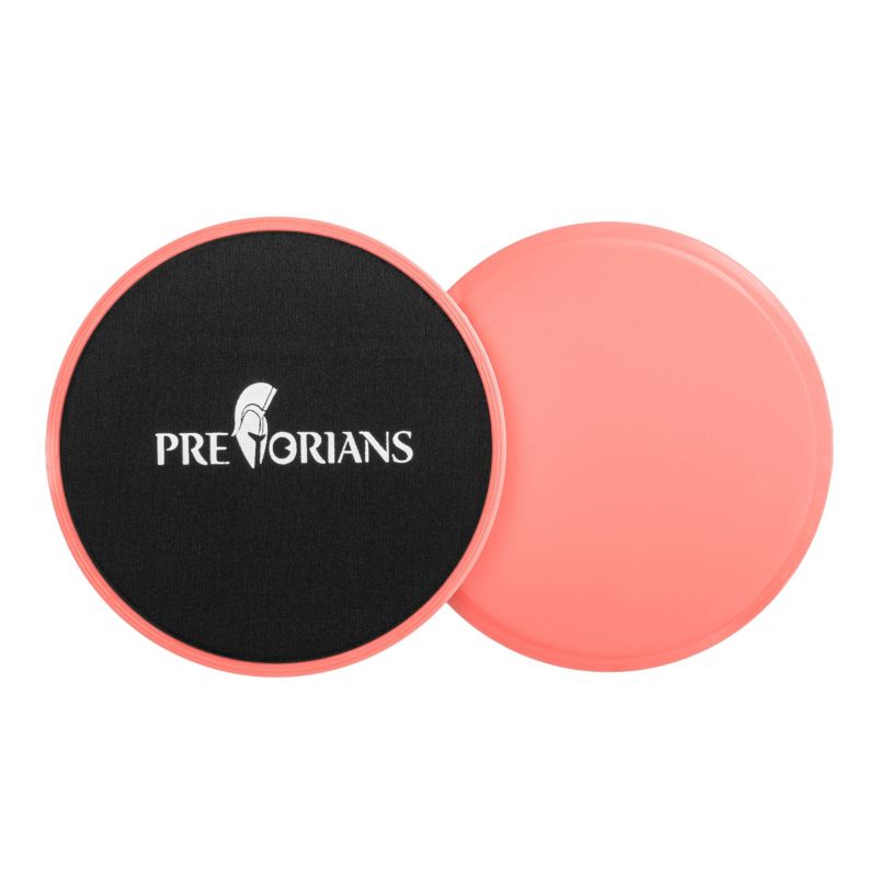 Dyski poślizgowe do ćwiczeń Pretorians antypoślizgowe podkładki sliding discs różowe 2 szt.