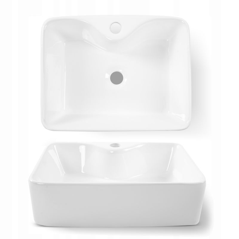 Umywalka Nablatowa Corciano Kelly 48cm Prostokątna 1szt.