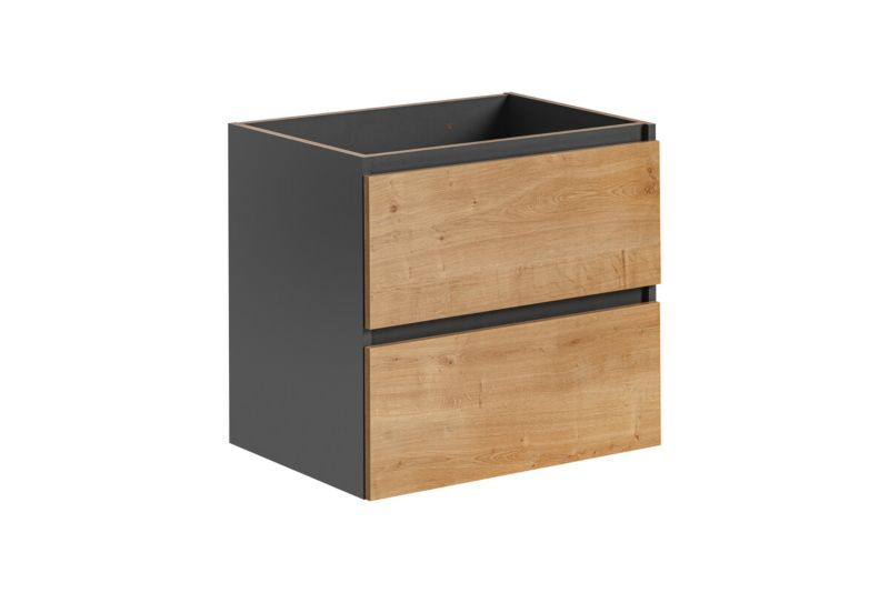 Szafka Comad pod umywalkę MONAKO GREY OAK 820 60cm szary/dąb 1 szt