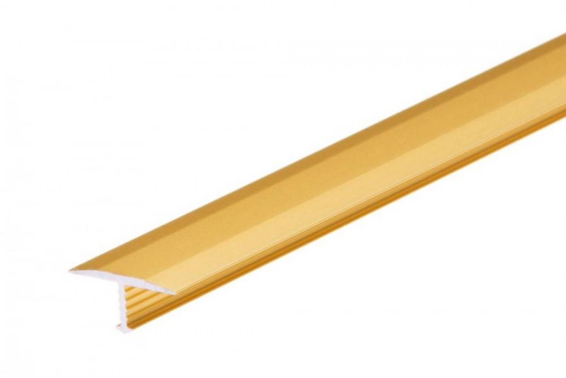 Profil fugowy łączący Cezar Złoty mat 18mm 2,5m aluminiowy 1 szt.