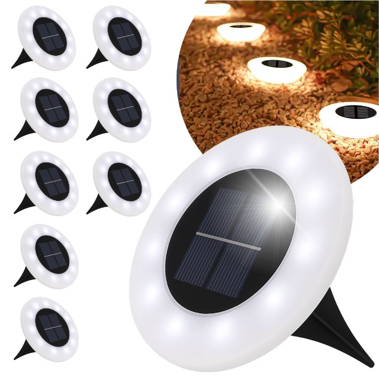 Lampka Solarna Najazdowa Ogrodowa Blixtar B-S-LAMP-PATH-M-48 14 LED IP44 8 szt.