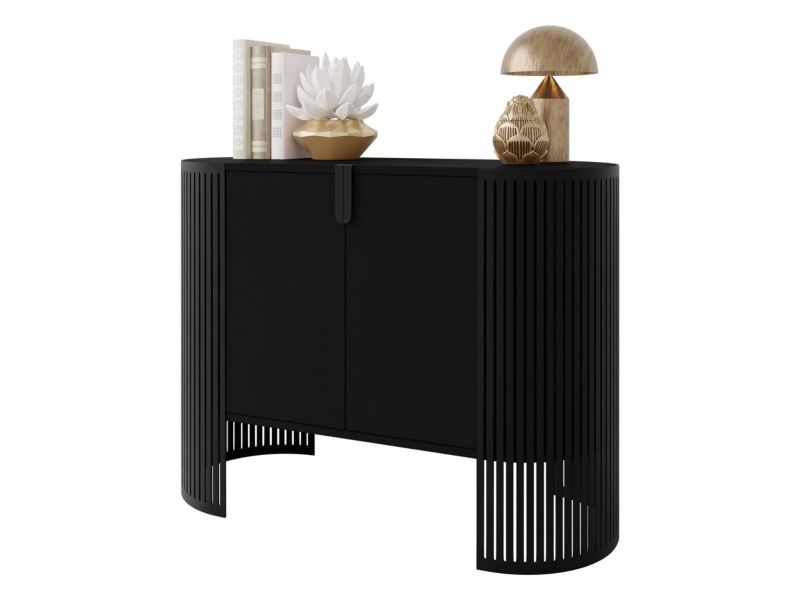 Komoda MIRJAN 24 Fikoli czarny/czarny 1 szt.