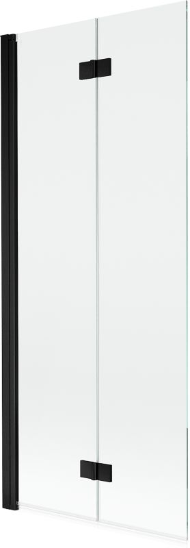 Parawan nawannowy Mexen Mist czarny 80 x 150 cm 2-skrzydłowy - 8A9-080-002-70-00-L 1 szt.